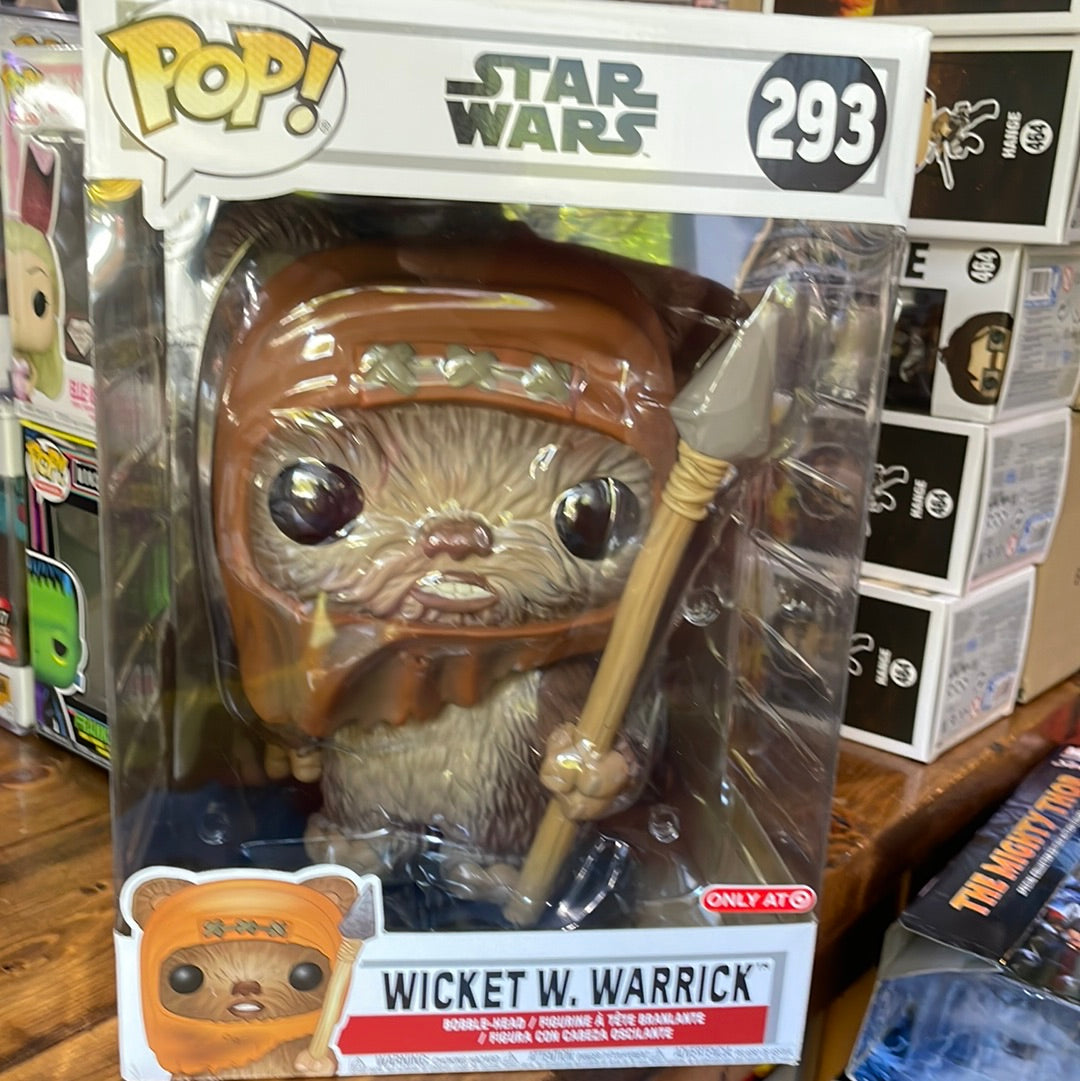 Star Wars Wicket W Warrick 293 10 inch exclusive Funko Pop! Vinyl figure