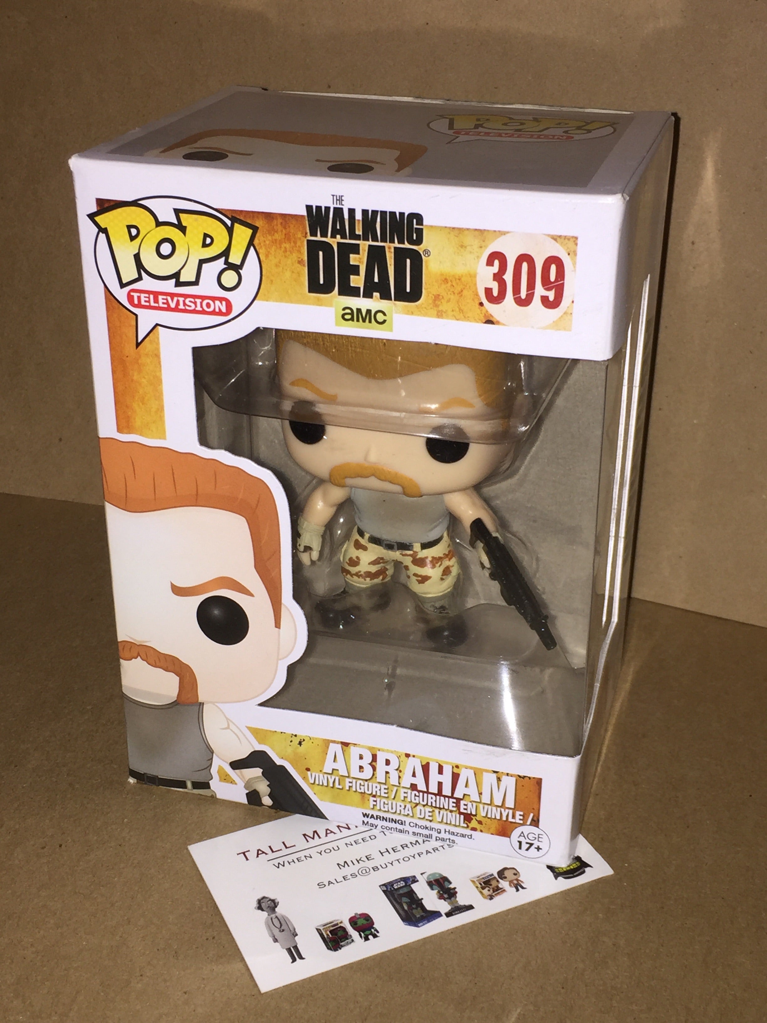 TWD Retired Abraham Funko Pop! Vinyl figure – Tall Man Toys & Comics