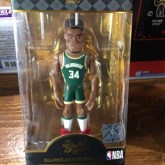 Funko Gold 5" NBA Milwaukee Bucks - Giannis Antetokounmpo Vinyl Figure