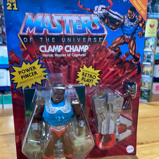 MOTU Masters of the Universe Clamp Champ Mattel retro Action Figure