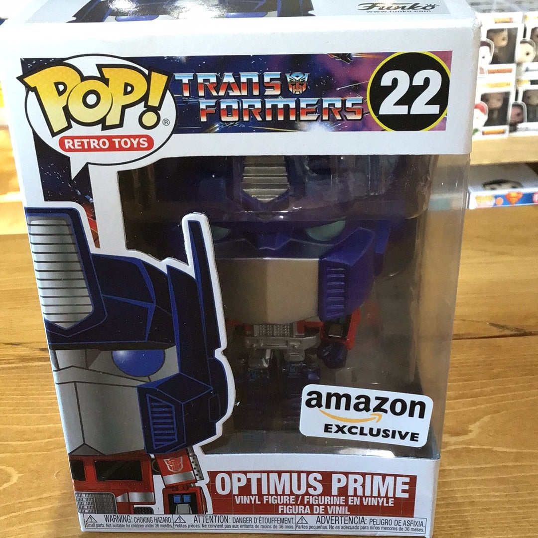 Transformers - Optimus Prime (metallic) #22 - Exclusive Funko Pop! Vinyl  Figure (cartoon)