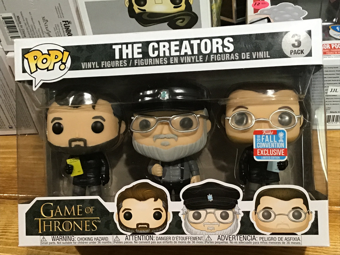 GOT The Creators nycc Exclusive Funko Pop! Vinyl Figure Television