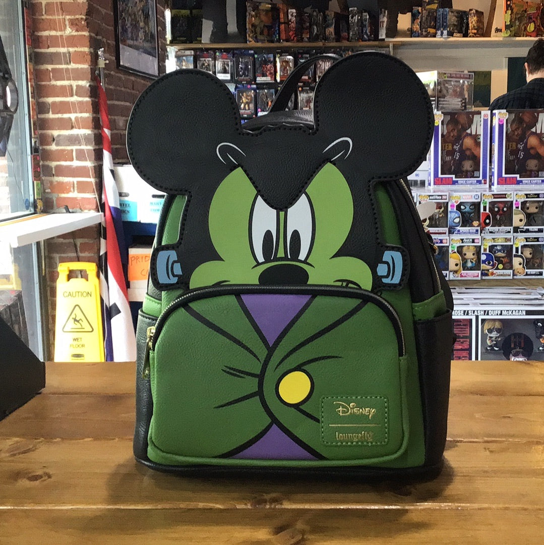 Disney Loungefly Halloween Devil Donald Duck and cheapest Frankenstein Mickey backpack