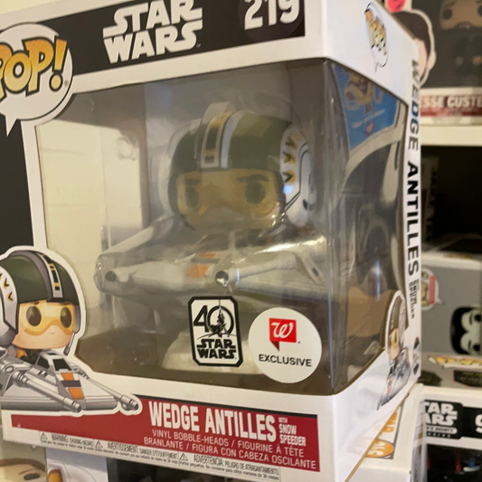 Star Wars - Wedge Antilles #219 - Exclusive Funko Pop! Vinyl Figure