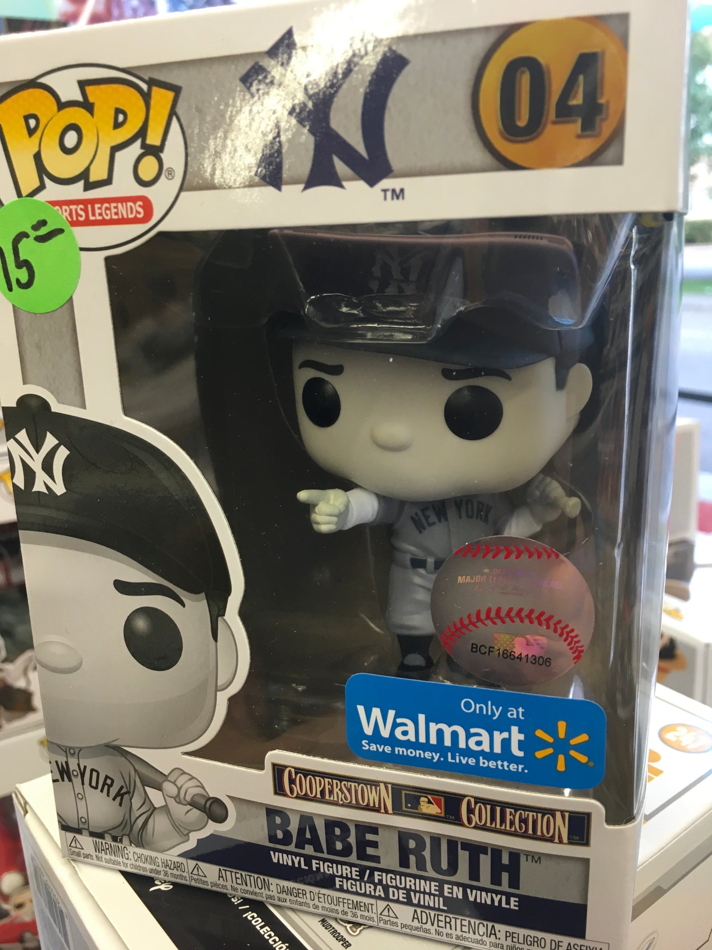 MLB Babe Ruth Walmart exclusive Funko Pop! Vinyl figure sports