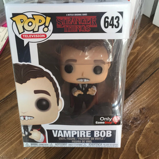 Stranger Things vampire Bob 643 exclusive Funko Pop! Vinyl figure television