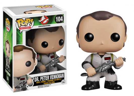 Ghostbusters Peter Venkman Funko Pop! Vinyl figure movies