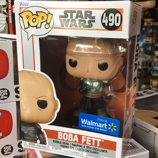 Star Wars Boba Fett unmasked exclusive Funko Pop! Vinyl figure