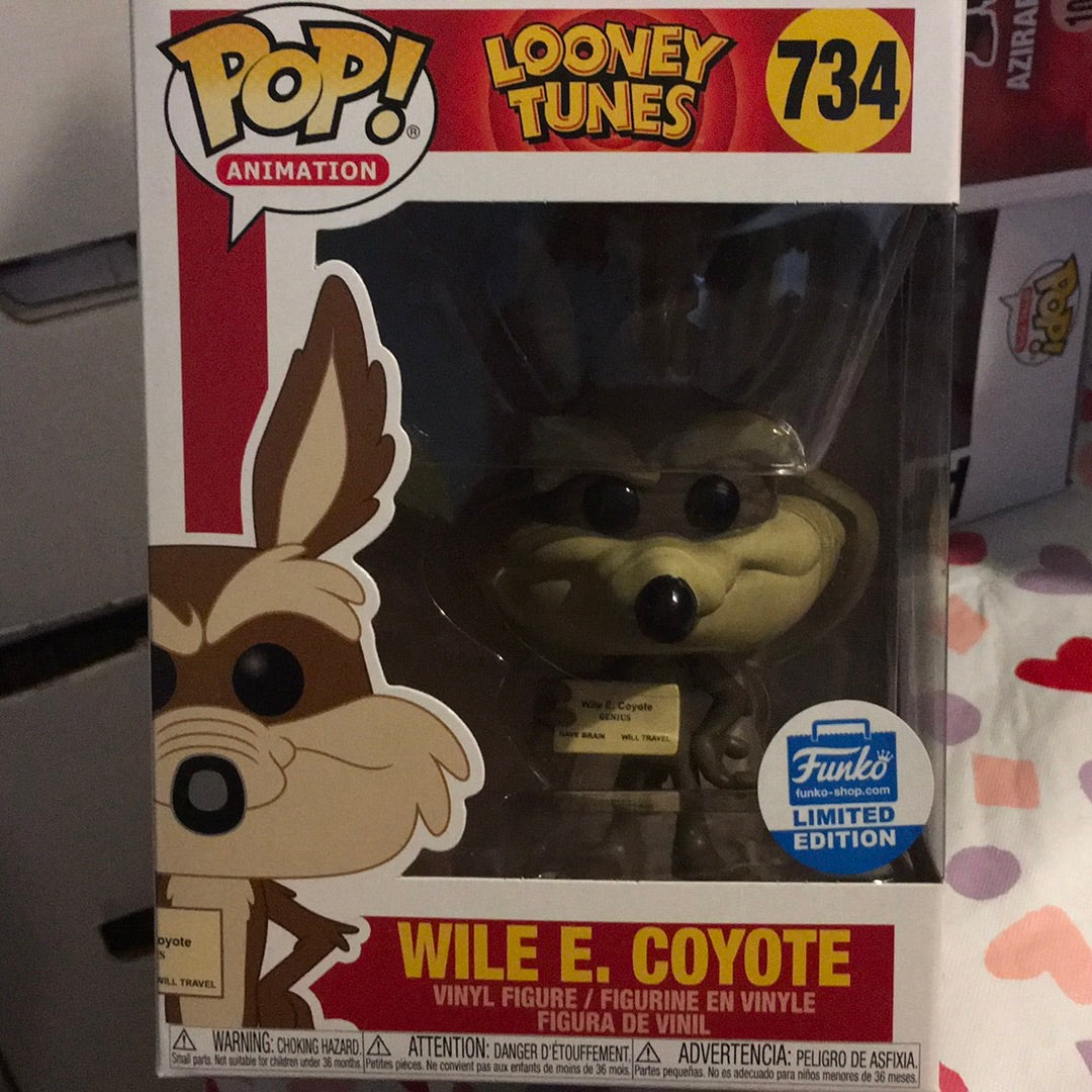 Looney Tunes Wile E Coyote exclusive Funko Pop! Vinyl figure Cartoon