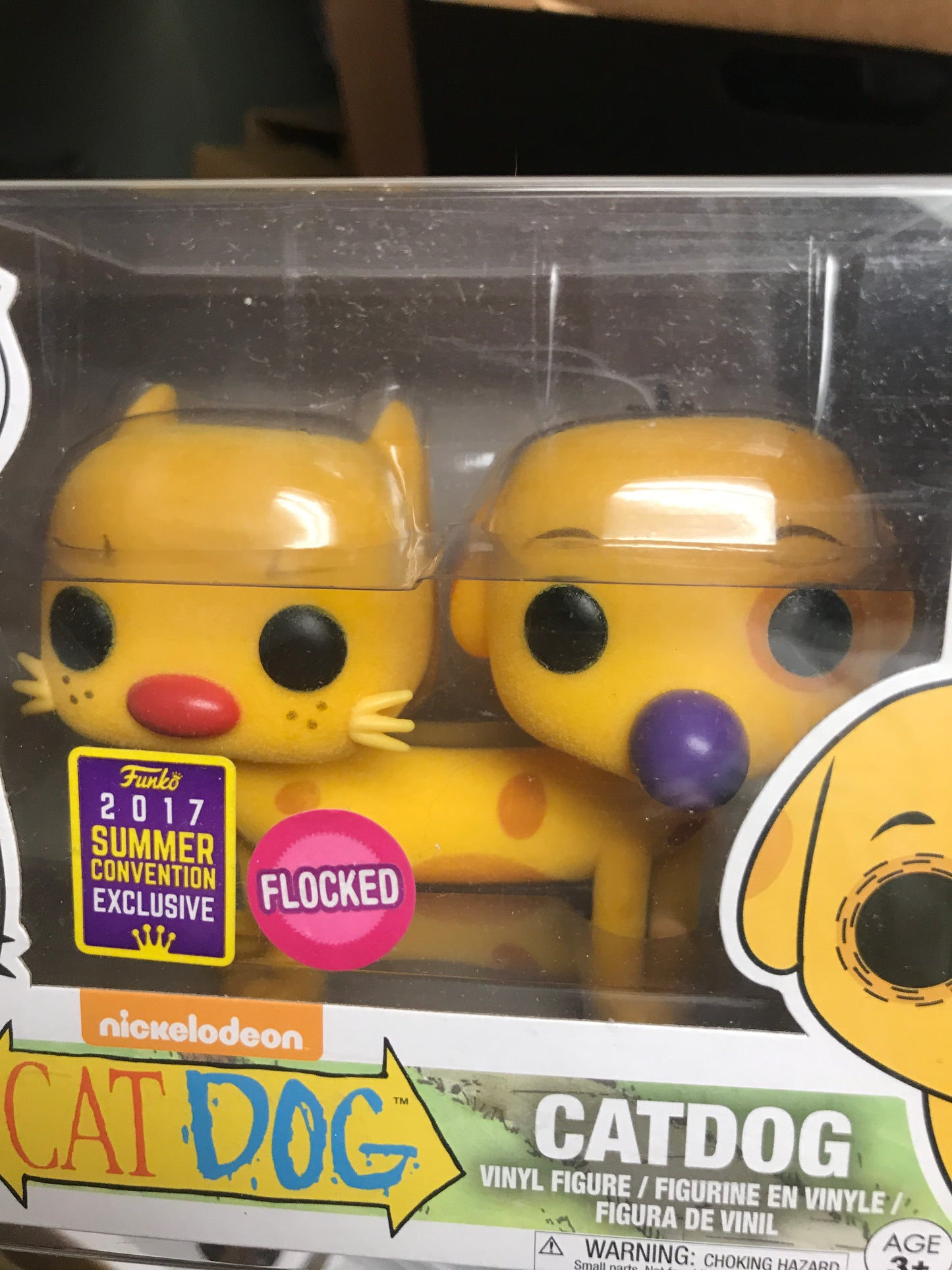 Catdog flocked exclusive Funko Pop! Vinyl figure cartoon