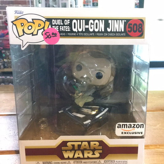 Star Wars Duel of Fates- Qui-Gon Jinn #508 Exclusive Star Wars Funko Pop! Vinyl Figure