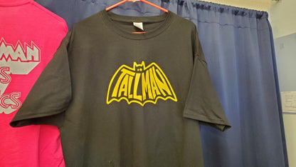 Tall Man Toys T-shirt - 1966 Bat Theme