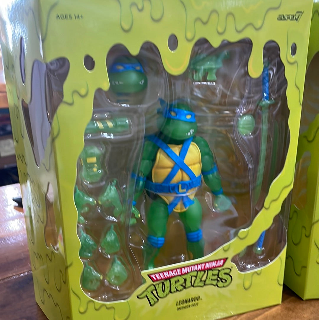 Mutagen Ooze Leonardo - Teenage Mutant Ninja Turtles Super 7 Ultimates Action Figure