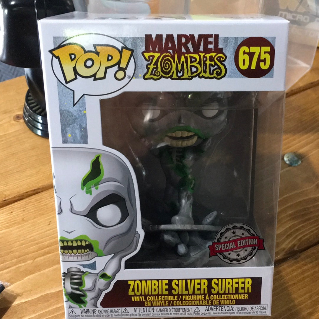 Marvel Zombies - Zombie Silver Surfer #675 - Funko Pop! Vinyl Figure