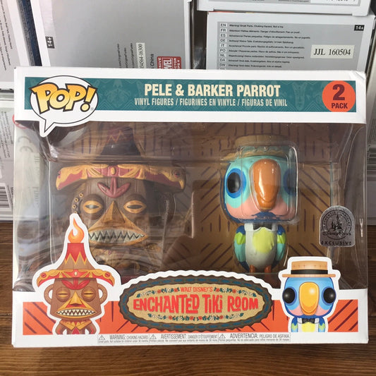 Peel Barker Parrot 2 pack Exclusive Funko Pop! Vinyl figure Disney