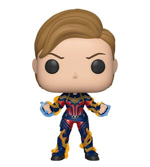 Avengers Endgame Captain Marvel new hair Funko Pop! Vinyl figure